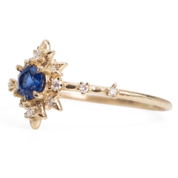 Sofia Zakia/Catbird - Sapphire & Diamond Termina Ring - Picture 2 of 8